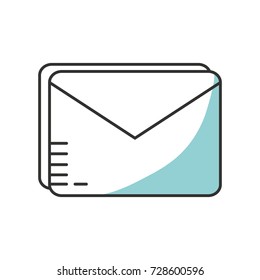 envelope graphic vector illustration