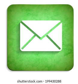 envelope green parchment icon