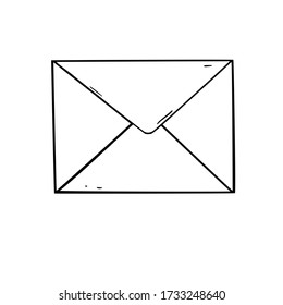 Ilustración dibujada a mano sobre un solo objeto. Arte de la línea de vectores. Estilo Doodle. Negro aislado sobre fondo blanco.
