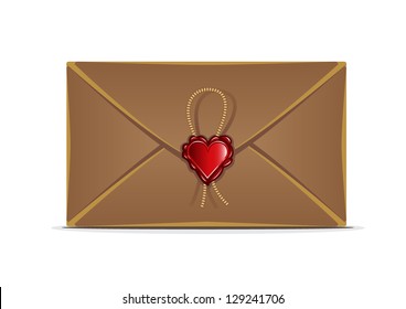 envelope with heart