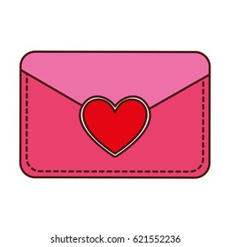 envelope with heart card