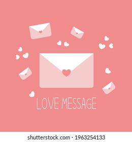 envelope with heart inside vector