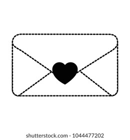 envelope with heart seal