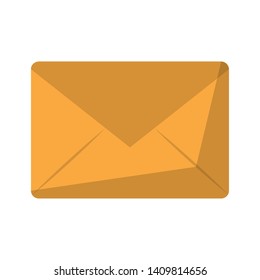 envelope icon cartoon isolated vector illustration graphic design