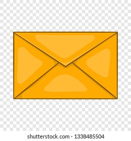 Envelope icon in cartoon style isolated on background for any web design 