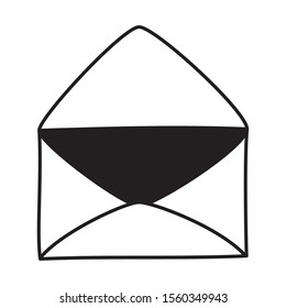 Envelope icon design, Email mail message letter marketing communication card and document theme Vector illustration