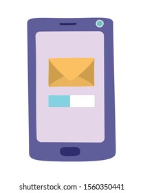 Envelope icon design, Email mail message letter marketing communication card and document theme Vector illustration