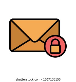 Envelope icon design, Email mail message letter marketing communication card and document theme Vector illustration