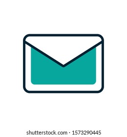 Envelope icon design, Email mail message letter marketing communication card and document theme Vector illustration