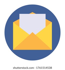 Diseño de iconos de sobre, correo electrónico de mensaje y tema de la carta Ilustración del vector