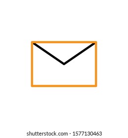 Envelope icon design template trendy