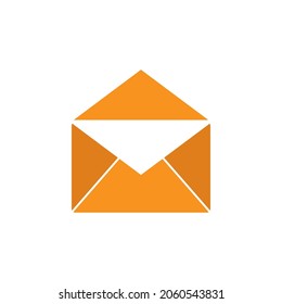 envelope icon design template vector isolated illustration
