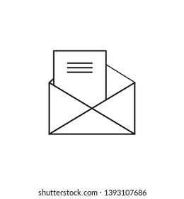 Envelope icon design , Vector EPS 10