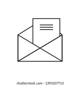 Envelope icon design , Vector EPS 10