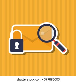 envelope icon design , vector illustration