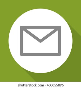 envelope  icon design, vector illustration