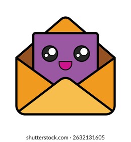 Envelope icon digital mail message png on transparent background