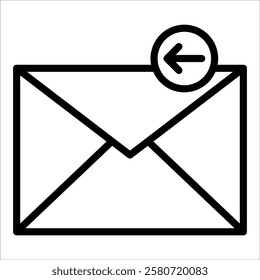 Envelope Icon Element For Design