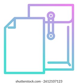Envelope Icon Element For Design