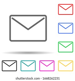 the envelope icon. Element of simple icon for websites, web design, mobile app, info graphics. Thick line icon for website design and development, app development