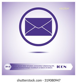 Envelope icon. Email design