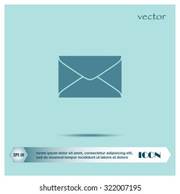 Envelope icon. Email design