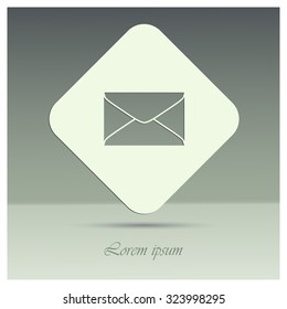 Envelope icon. Email design