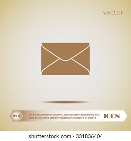 Envelope icon. Email design