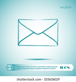 Envelope icon. Email design