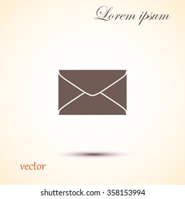 Envelope icon. Email design