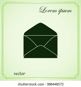 Envelope icon. Email design