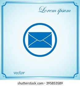 Envelope icon. Email design