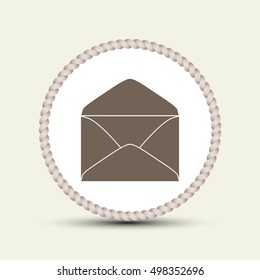 Envelope icon. Email design