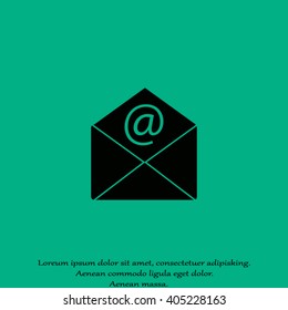 envelope icon. email icon. Envelope-concept of email