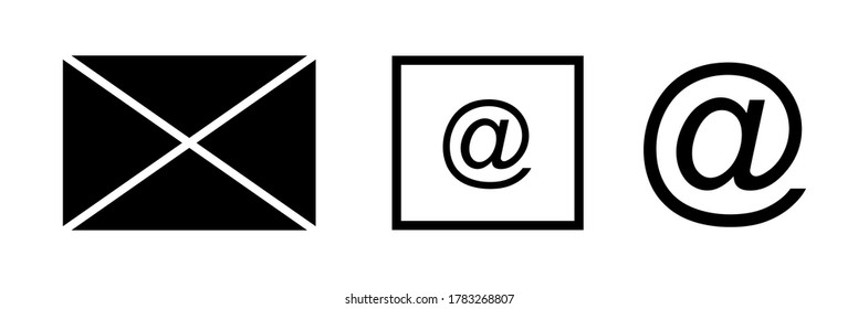 Envelope icon. Email icon isolated on white background. Letter. Envelope. Paper. Vector illustration