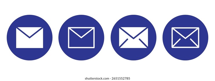 envelope icon, email message icon - Mail icon button sign, email glyph icon vector illustration eps 10.