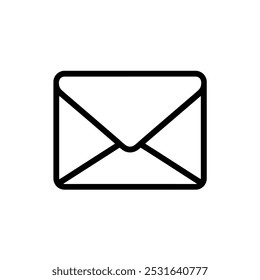Envelope Icon for Email, Messaging, Postal Services, Communication, and Mail Notifications