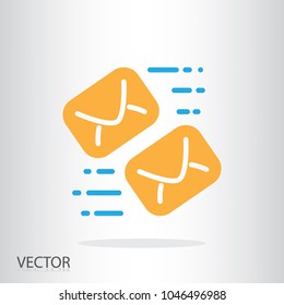 Envelope icon - E-mail symbol -  vector illustration