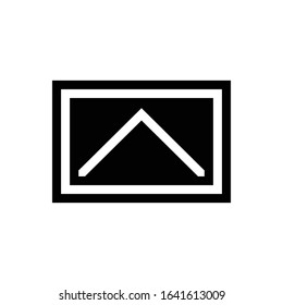 Envelope icon Flat design style, vector illustration