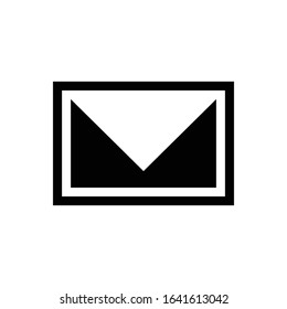 Envelope icon Flat design style, vector illustration