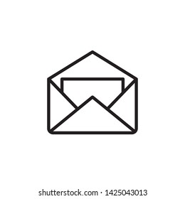 Envelope Icon Flat Vector Illustration - Vector