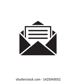 Envelope Icon Flat Vector Illustration - Vector
