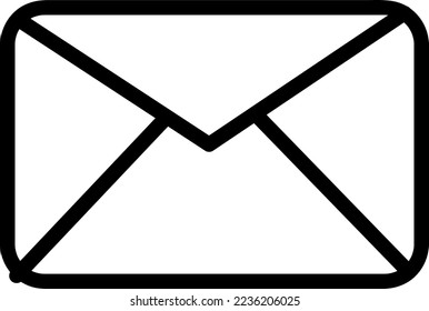 Envelope icon flat vector template design trendy.eps
