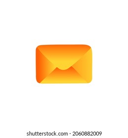 Envelope icon in gradient color style