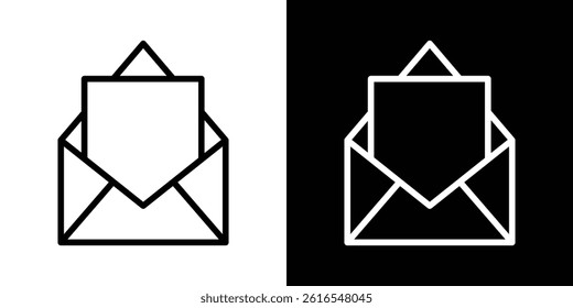 Envelope icon icons and symbol set. trendy illustration