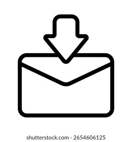 Envelope icon illustration vector design template