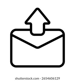 Ícone de envelope ilustração vetor modelo de design