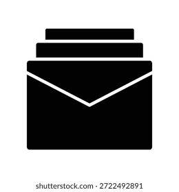 Ícone de envelope ilustração vetor modelo de design