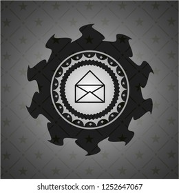 envelope icon inside black badge