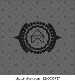 envelope icon inside black badge